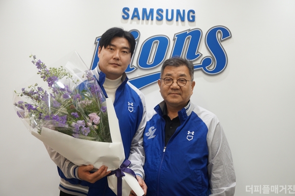 프로야구 삼성 라이온즈가 투수 김태훈와 잔류 계약을 마쳤다. @삼성라이온즈